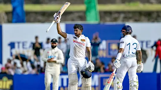 Kamindu Mendis Smashes Century as Sri Lanka Finish Day 1 with 302/7 against New Zealand