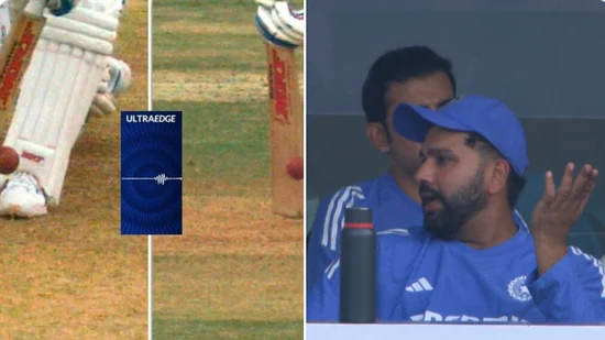 Virat Kohli's shock decision not to review despite clear edge and Gill's urging leaves Rohit Sharma incredulous: 'Did the bat make a sound or not?'