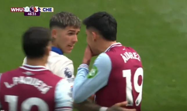 Edson Alvarez's threat to 'take out' Chelsea star during West Ham defeat