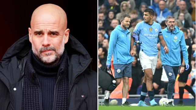 Pep Guardiola responds to devastating injury setback for Manchester City's Rodri