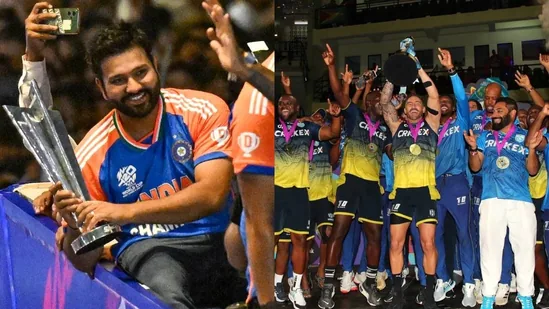 Faf du Plessis embodies Rohit Sharma's iconic T20 World Cup moment as Saint Lucia Kings clinch CPL 2024 under Preity Zinta's ownership