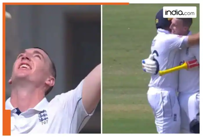 Harry Brook's Heartwarming Celebration: Watch the Cricketer's Maiden Double Hundred and Embrace with Joe Root