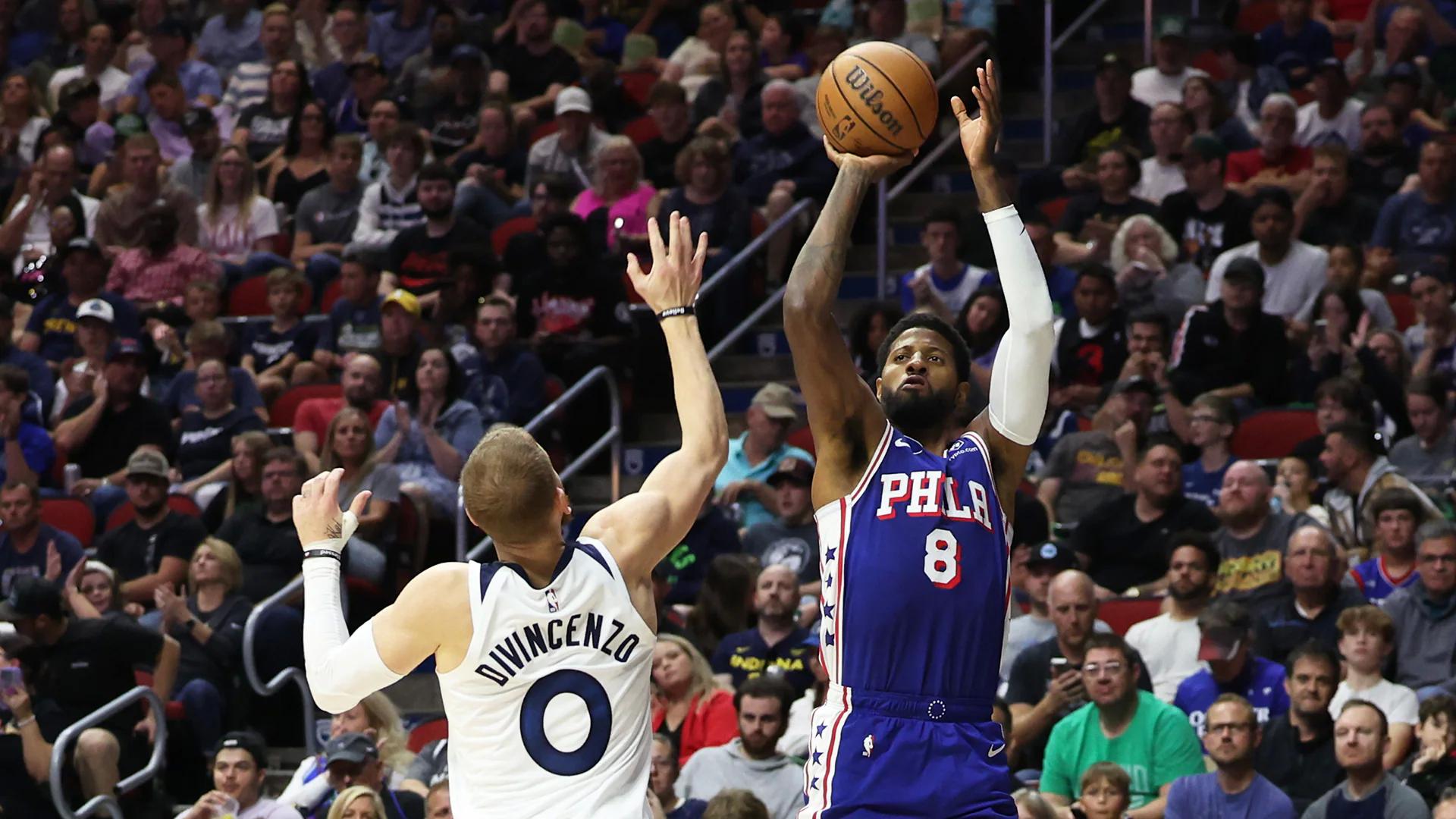 Paul George shines in preseason debut with 76ers, scoring 23 points