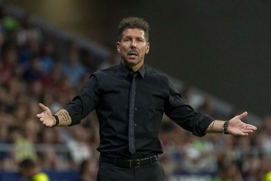 Simeone questions Courtois' gratitude towards Atletico Madrid