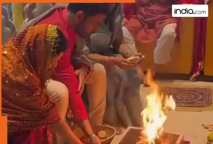 WATCH: MS Dhoni Rings in Diwali with Wife Sakshi Dhoni Following CSK's Decision to Retain Him for Rs 4 crores