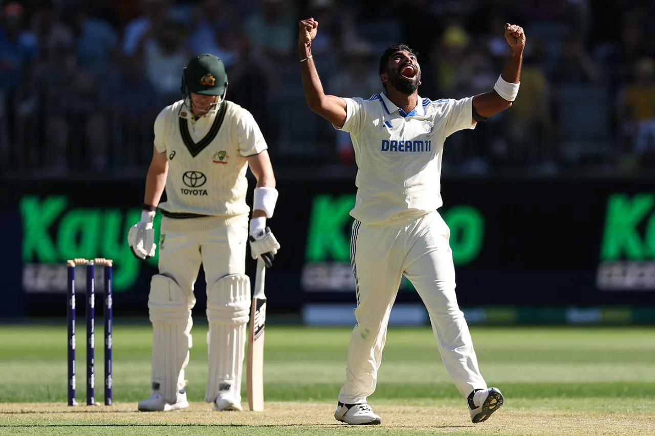 Bumrah sparks India's impressive fightback on action-packed opening day in Perth