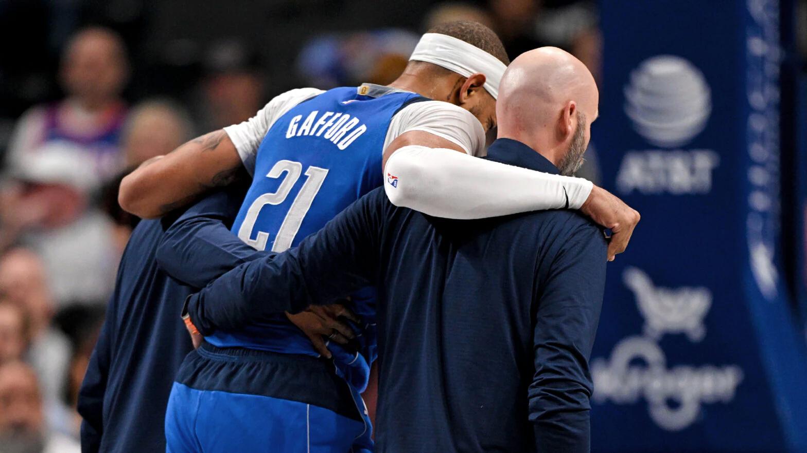 Daniel Gafford sidelined for at least 2 weeks with sprained knee as Mavs' injury woes grow